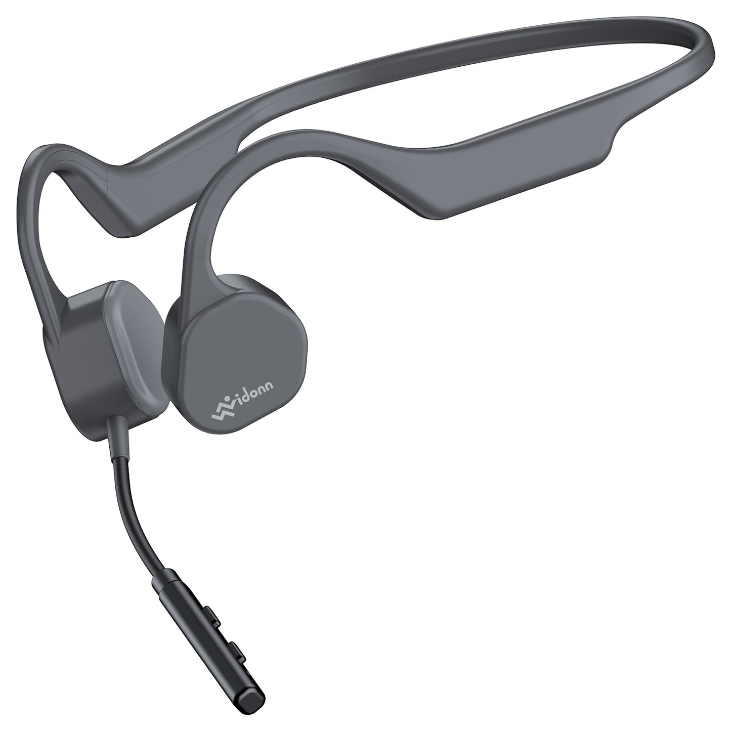 Vidonn Bone Conduction Headphones with Microphone  Wireless Commercial Use (S/M)