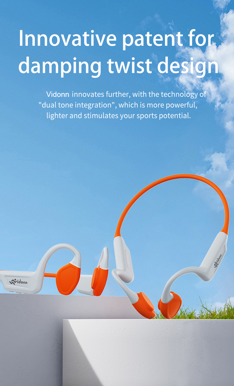 Vidonn F1s Swimming bone conduction headphone,IPX8 Waterproof