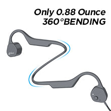 Vidonn E300 Pro ENC  Open-Ear Business Headset,  AI Dual-Mic Beamforming Call Noise Cancelling Headphones, Ultra Anti-Wind Noise Hands-Free Headset for Call Center, Driving, Riding, Office