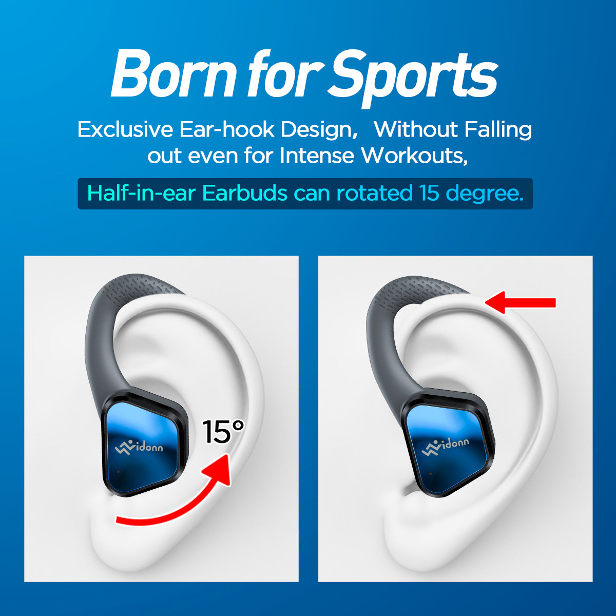 Vidonn T1 Sport wireless headphone True Wireless Earbuds Sport Earbuds