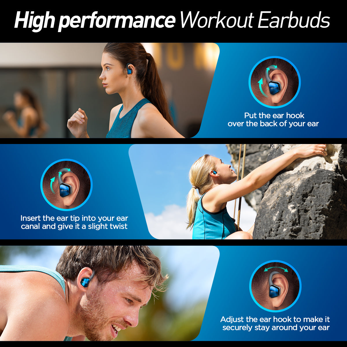 Vidonn T1 Sport wireless headphone True Wireless Earbuds Sport Earbuds